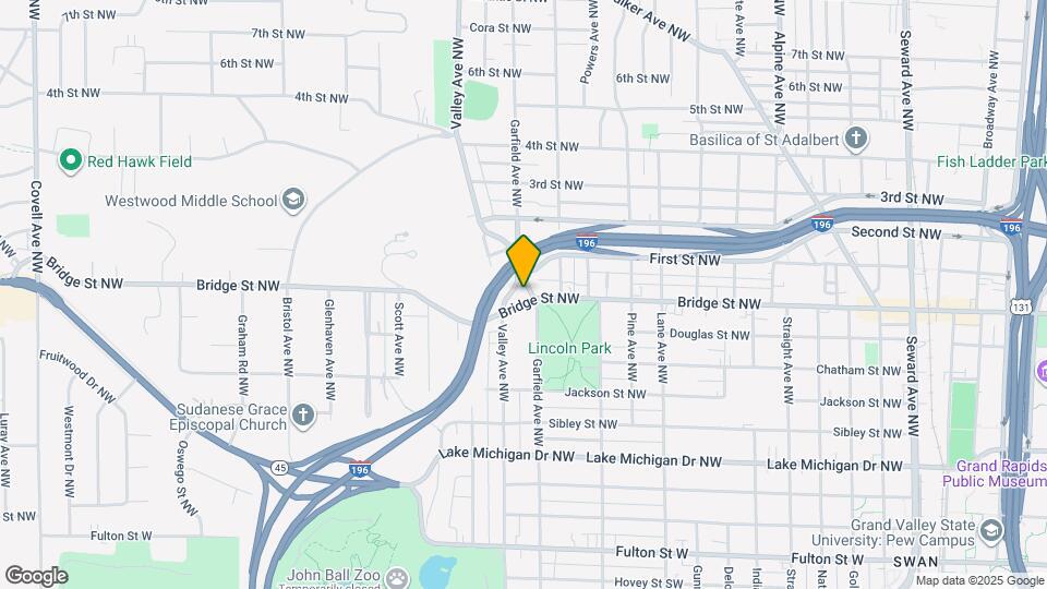 1205 Bridge St NW Mapa y Detalles de la Ubicación