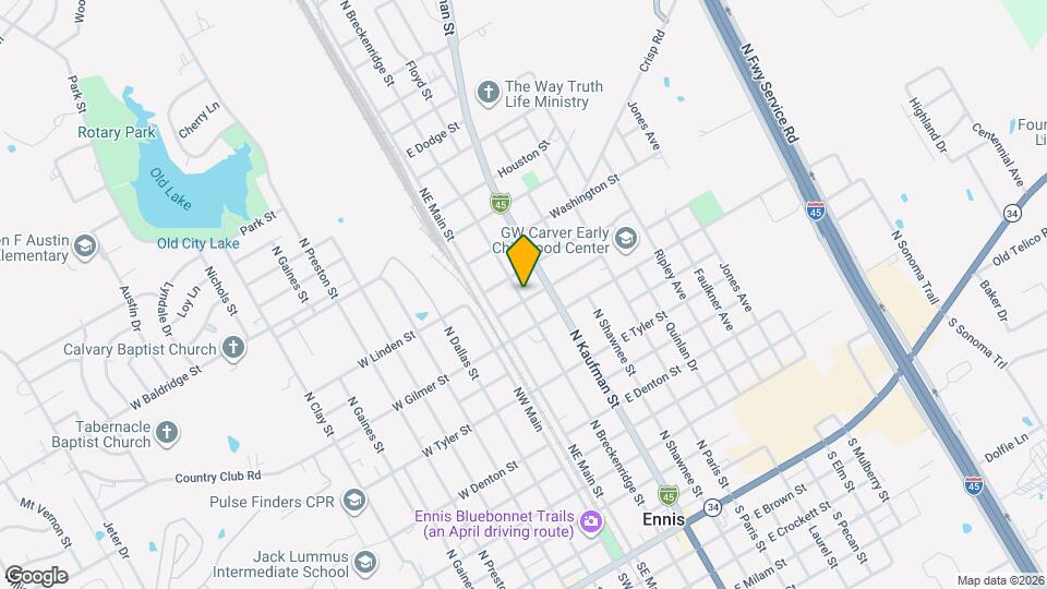 200 E Freeman St Map and Location Details