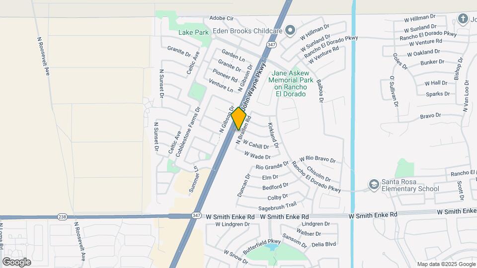 21854 N Braden Rd Map and Location Details