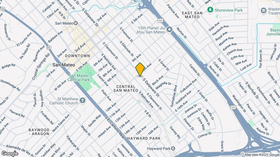 1012 S Delaware St Mapa y Detalles de la Ubicación