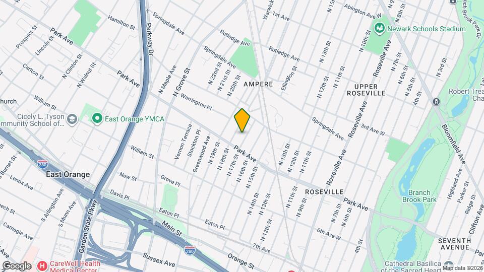 171 N 17th St Map and Location Details