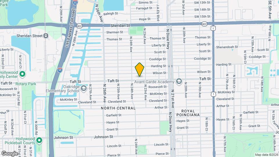 2323 Taft St Map and Location Details