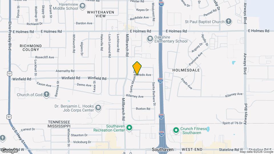 1725 Prado Ave Map and Location Details