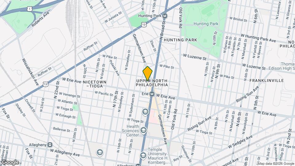 3733 N Carlisle St Map and Location Details