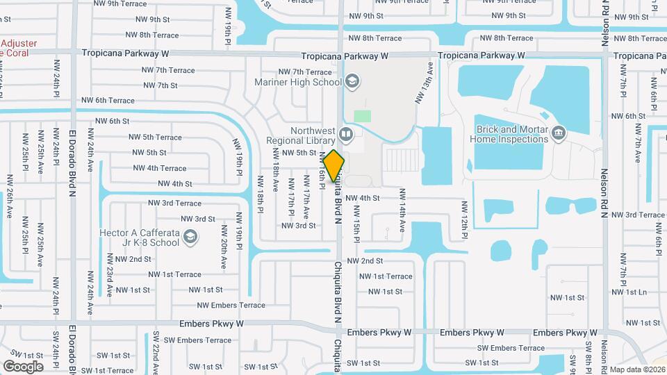 408 Chiquita Blvd N Map and Location Details