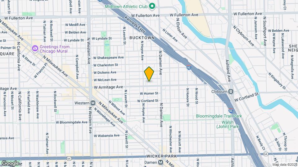 2042 W Armitage Ave Map and Location Details