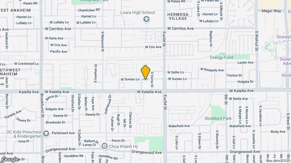 1752 W Sumac Ln Map and Location Details