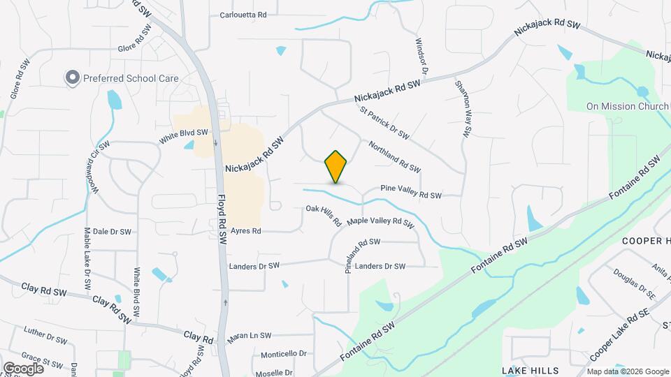 485 Valley Creek Rd SW Mapa y Detalles de la Ubicación