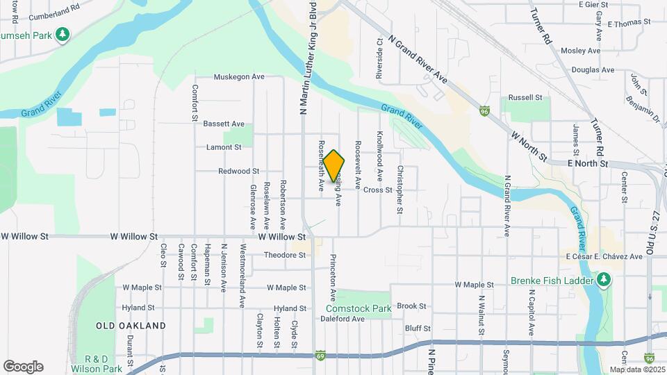 1415 Lansing Ave Map and Location Details