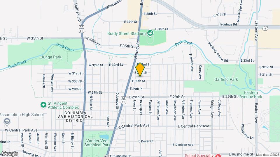 440 E 30th St Map and Location Details