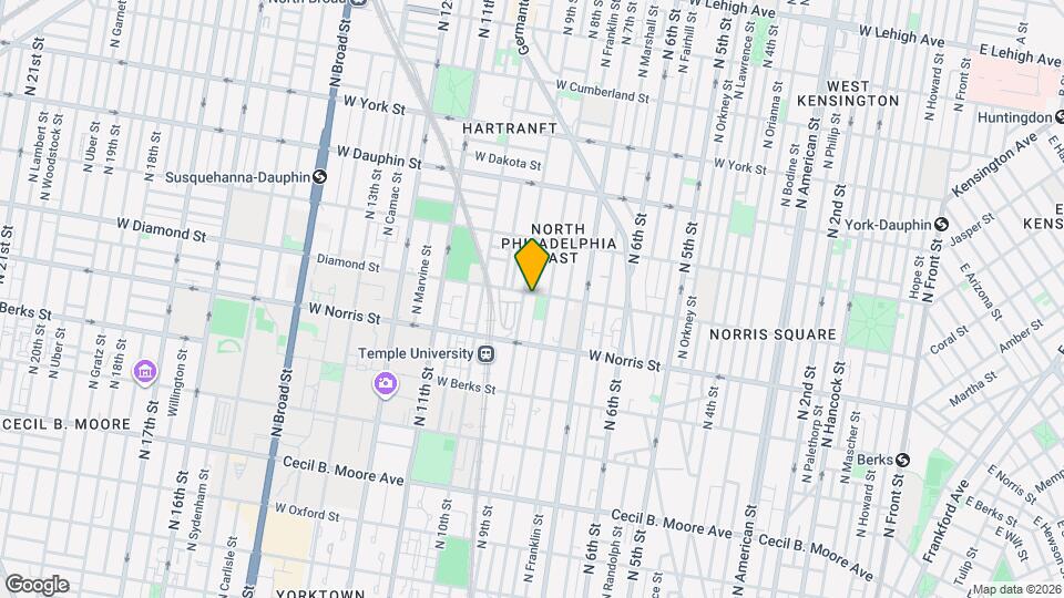 810 Diamond St Mapa y Detalles de la Ubicación