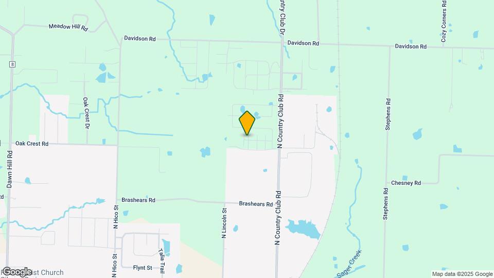 1823 E Brookview Cir Map and Location Details