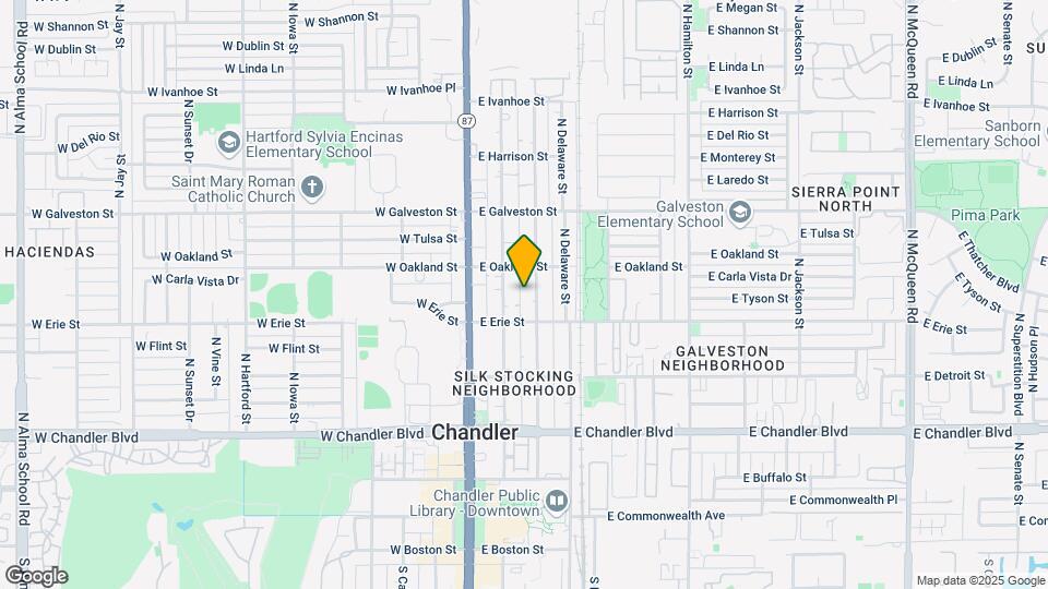 444 N Colorado St Map and Location Details