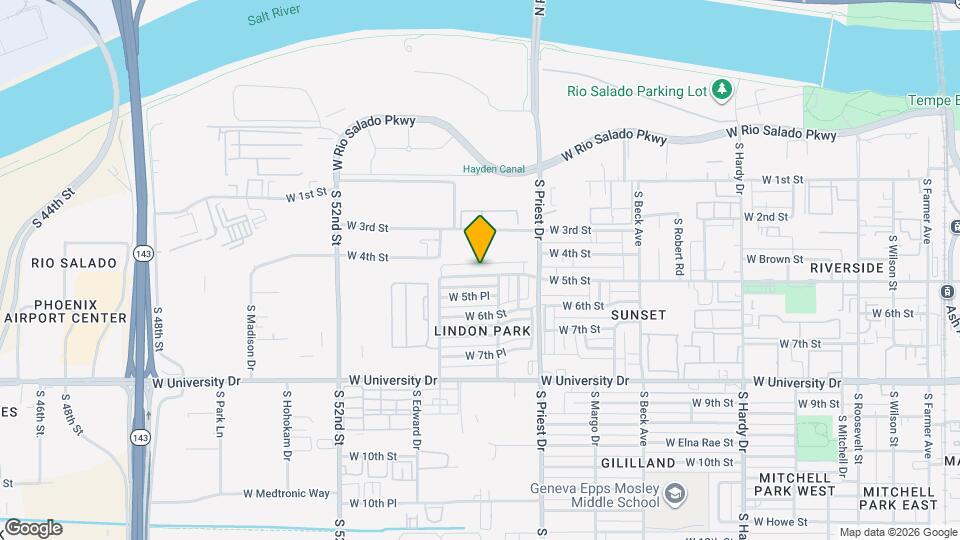 1518 W 5th St Map and Location Details