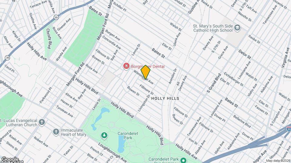3940 Wilmington Ave Map and Location Details