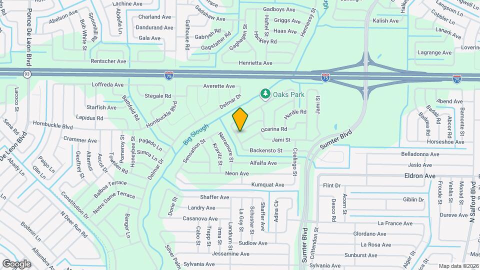 5697 Babroff Terrace, Unit 2 BEDROOM Map and Location Details