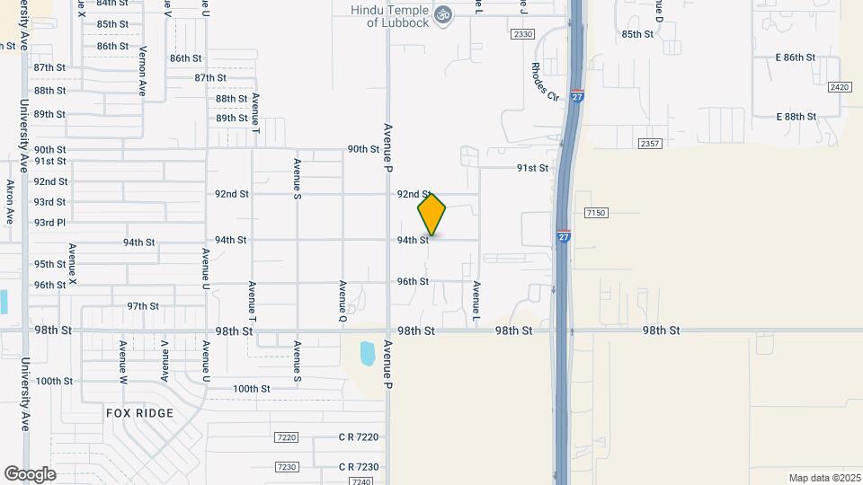 1327 94th St Mapa y Detalles de la Ubicación