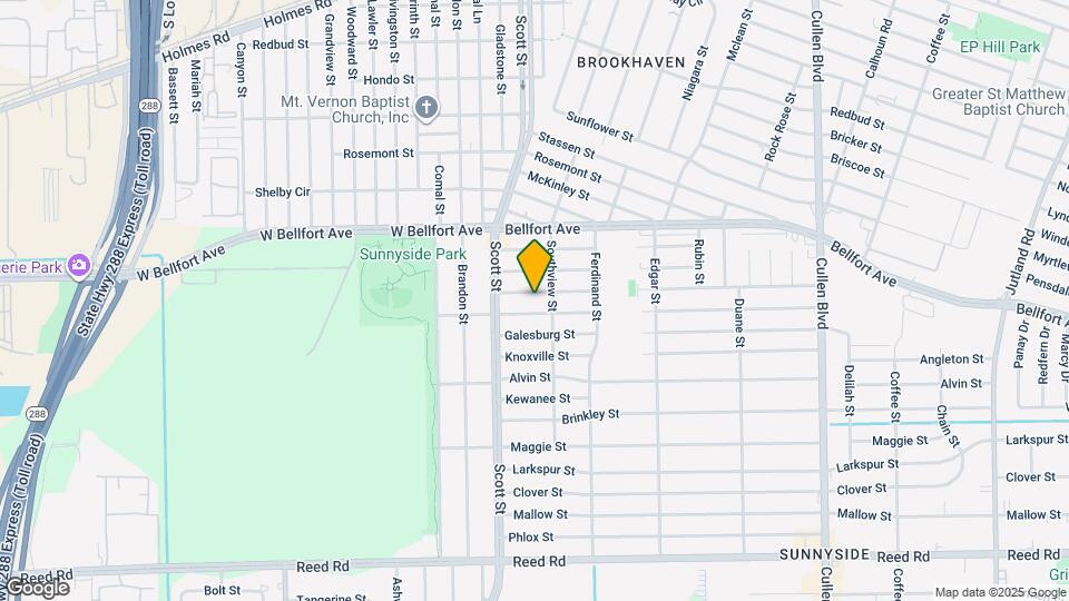 4006 Aledo St Map and Location Details