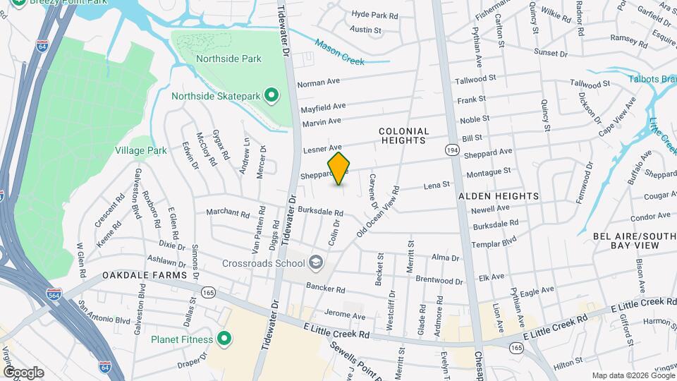 8225 Tabor Ct Map and Location Details