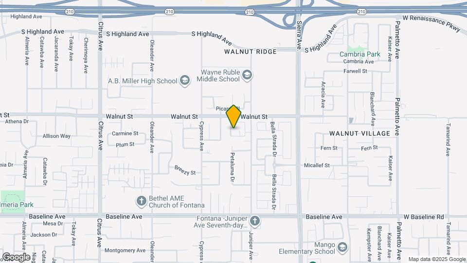 6967 Madison Ln Map and Location Details