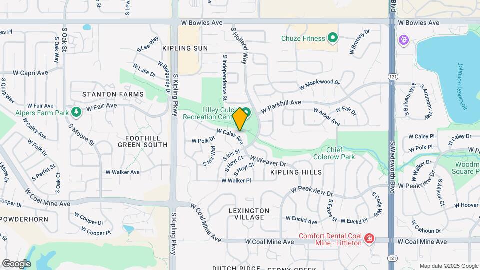 9563 W Caley Ave Map and Location Details