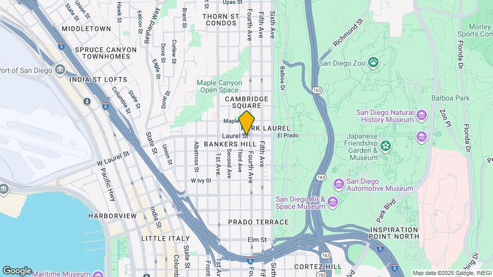 327 Laurel St Mapa y Detalles de la Ubicación