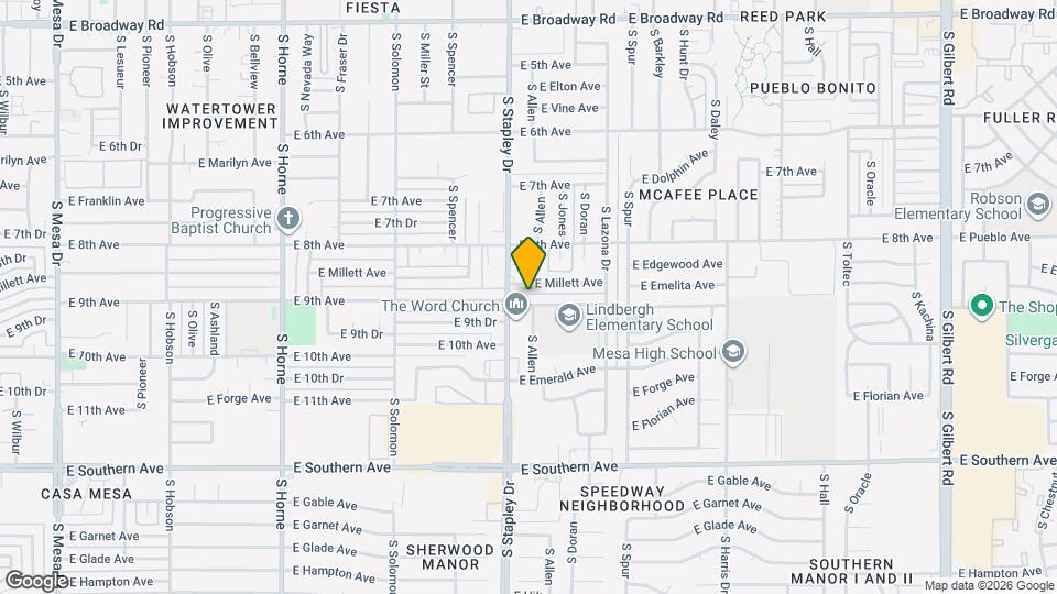 1224 E 9th Ave Map and Location Details