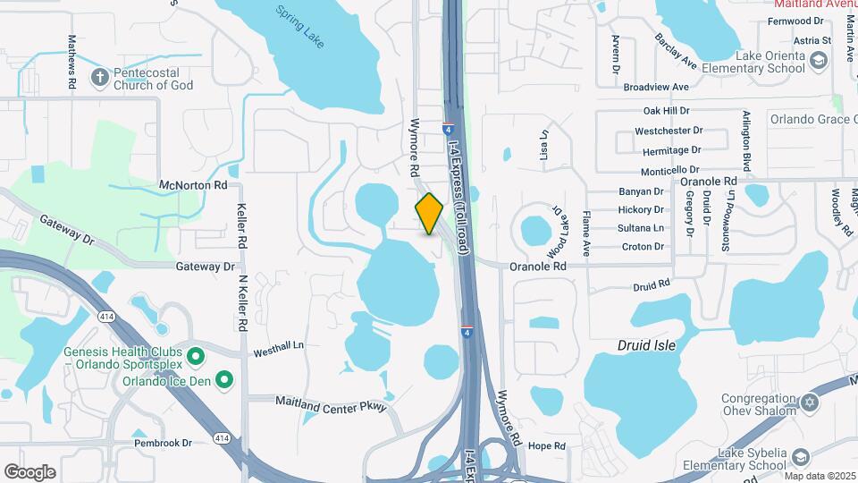 960 Lake Destiny Rd Map and Location Details