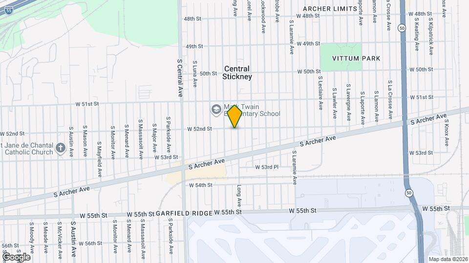5200 S Lorel Ave Map and Location Details