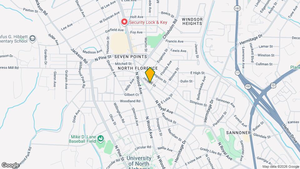 218 Howell St Map and Location Details