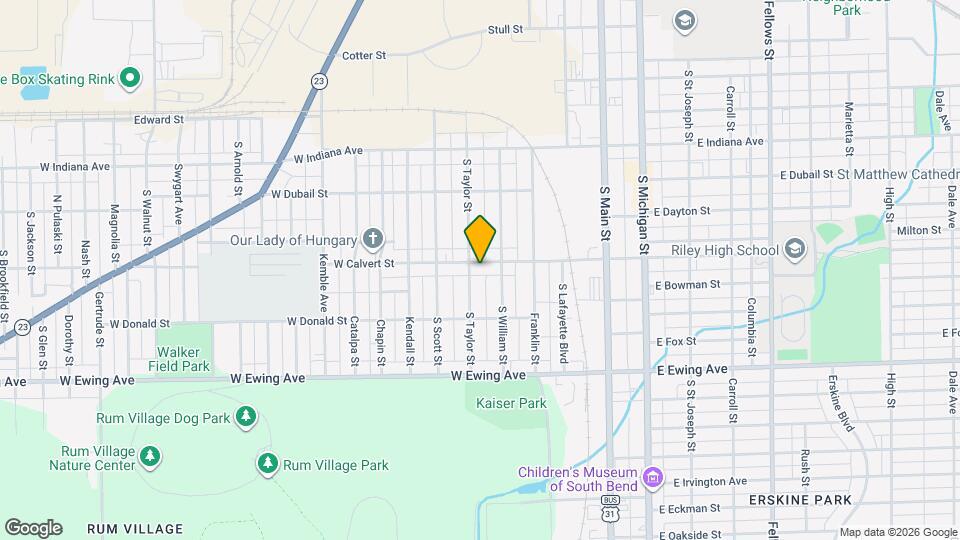 516 W Calvert St Map and Location Details