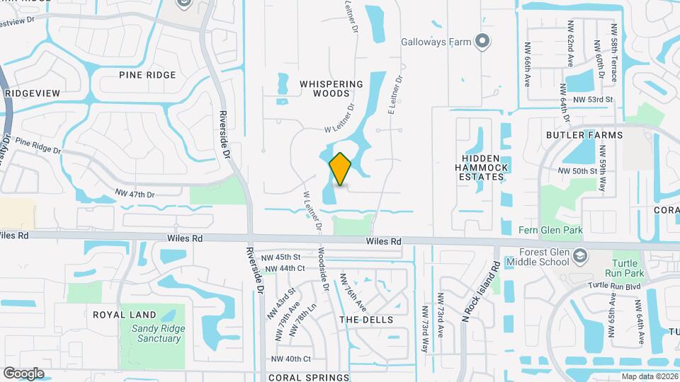 7724 NW 47th Dr Map and Location Details