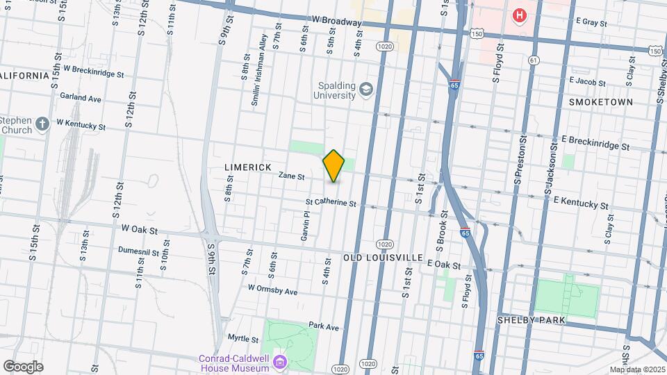 1022 S 4TH St Map and Location Details