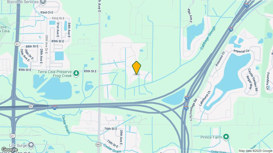 4109 84th Ct E Map and Location Details