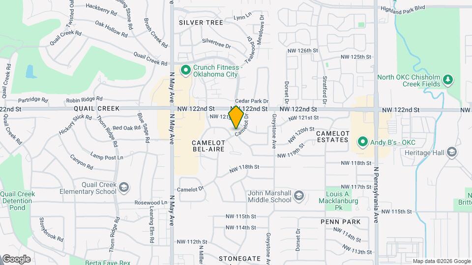 12109 Camelot Dr Map and Location Details