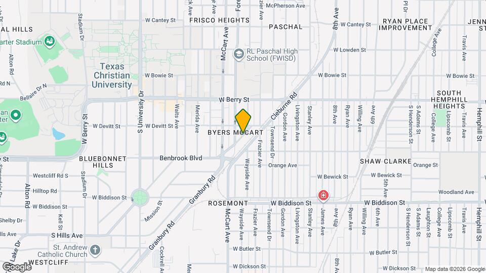 2347 Benbrook Blvd Mapa y Detalles de la Ubicación