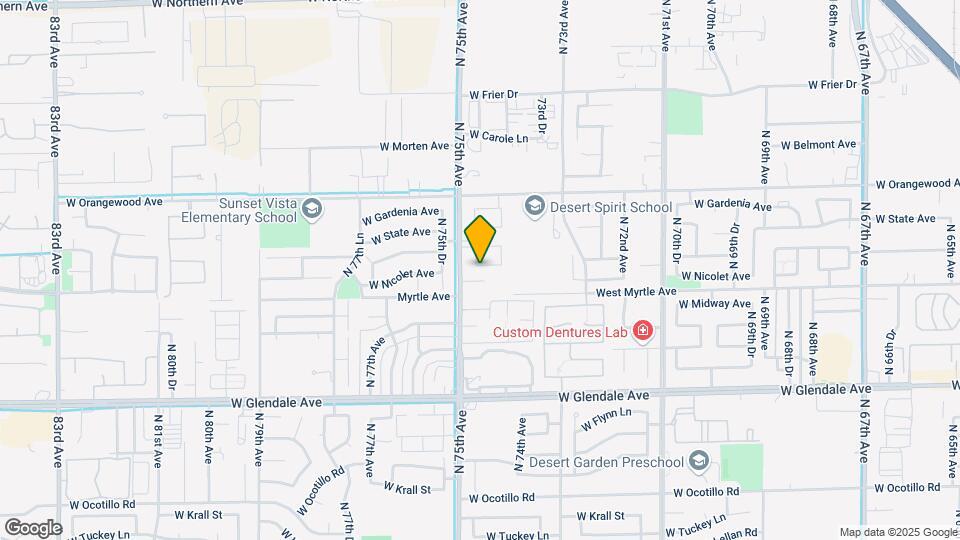 7449 W Nicolet Ave Mapa y Detalles de la Ubicación