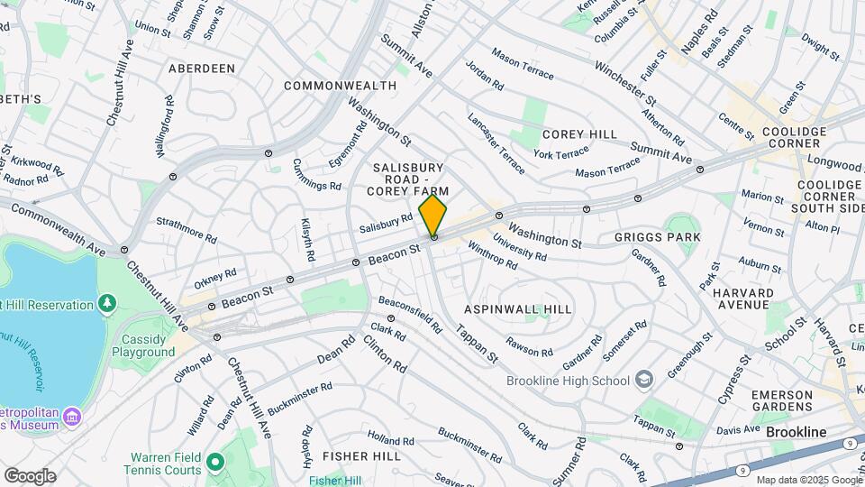 1695 Beacon St, Unit 11 Map and Location Details