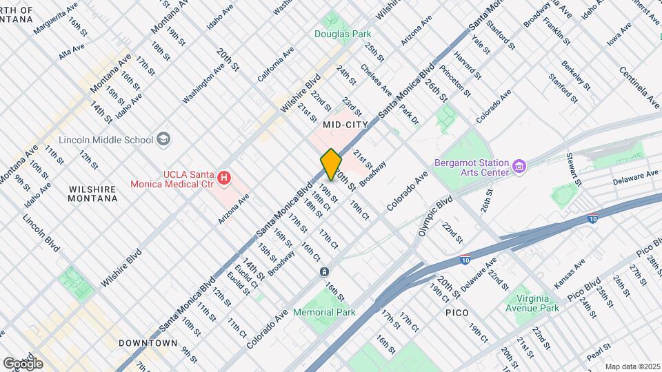 1423 19th St Map and Location Details