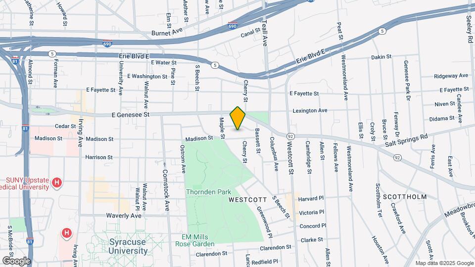 1335 Madison St Map and Location Details