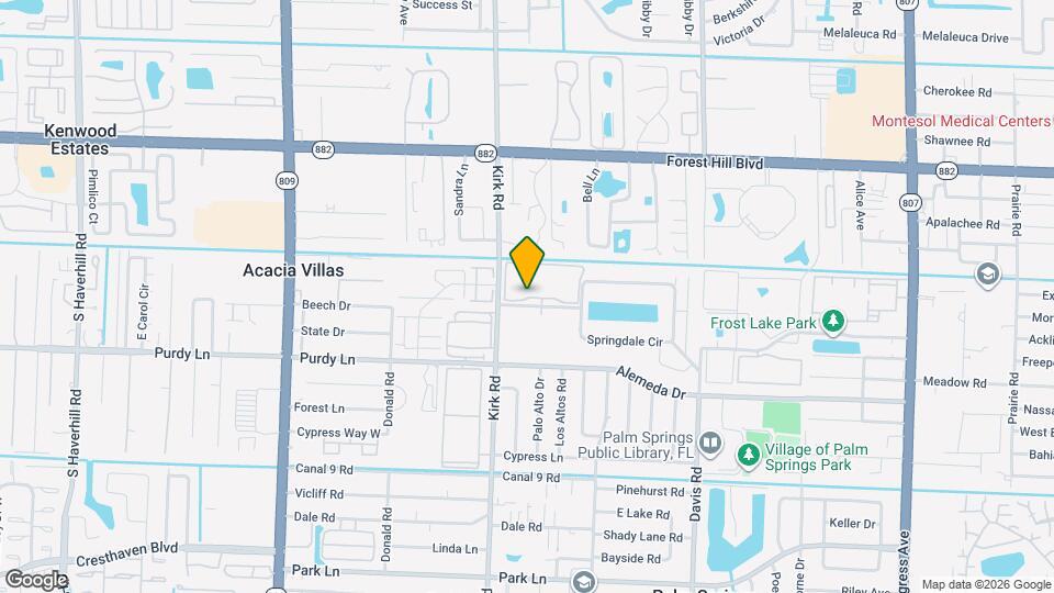 3000 Springdale Blvd Mapa y Detalles de la Ubicación