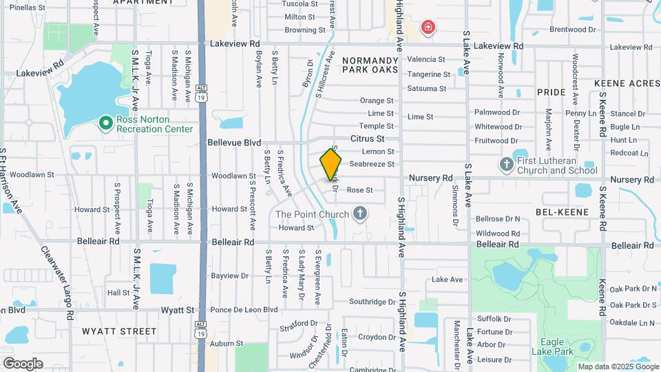 1388 Rose St Map and Location Details