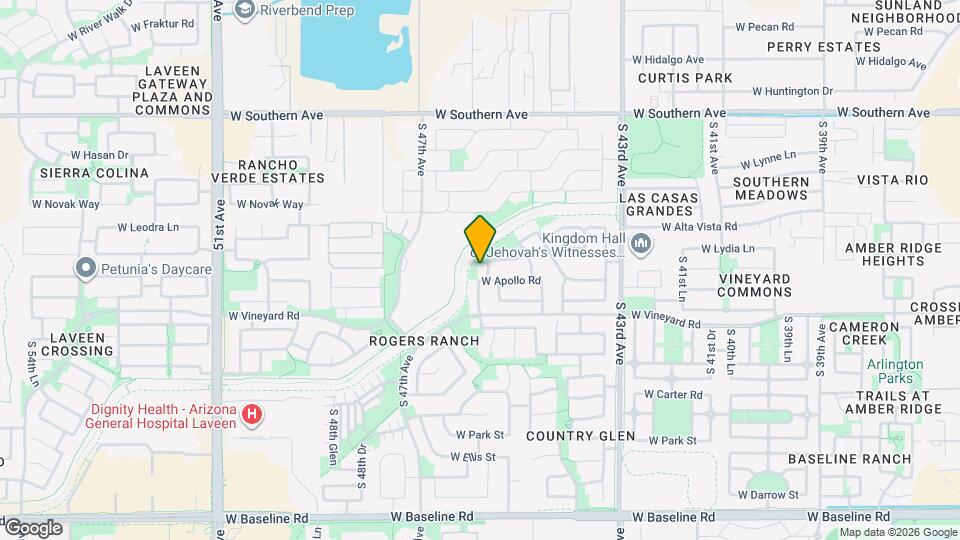 6608 S 45th Ln Mapa y Detalles de la Ubicación