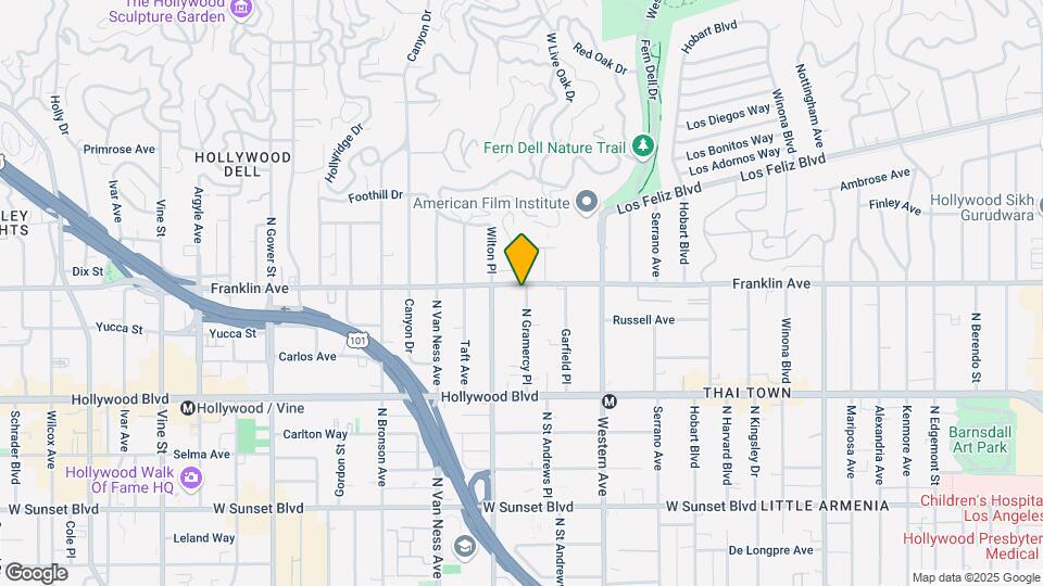 5648 Franklin Ave Map and Location Details