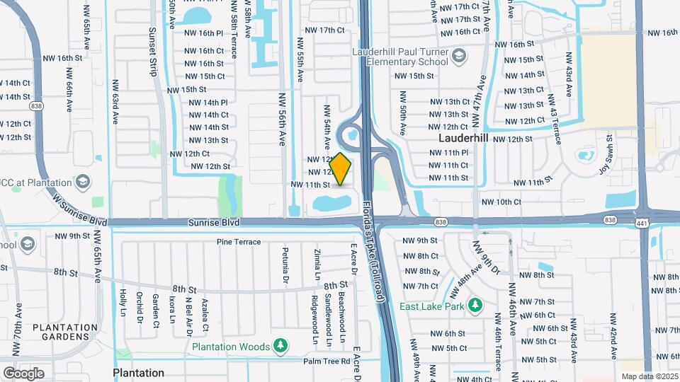 5320 NW 11th St Map and Location Details