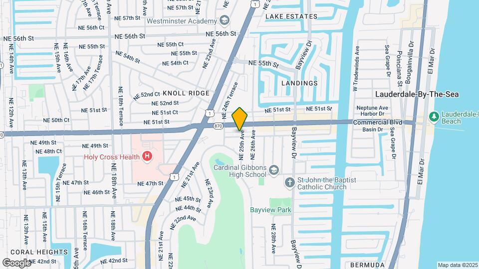 2451 NE 49th St, Unit 104 Map and Location Details