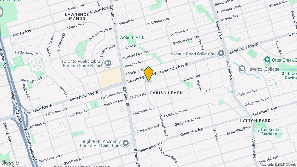 Basement Bachelors Rental Map and Location Details