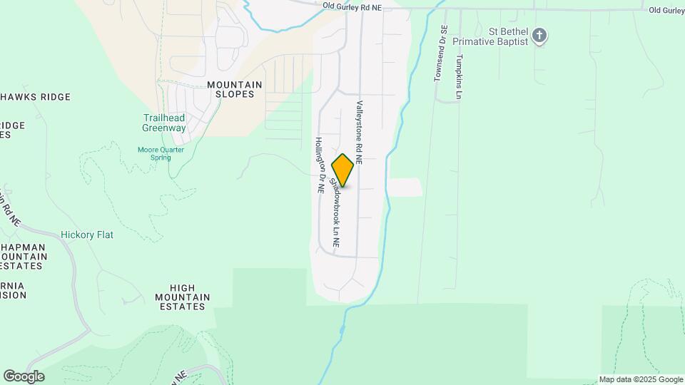 213 Shadowbrook Ln NE Map and Location Details