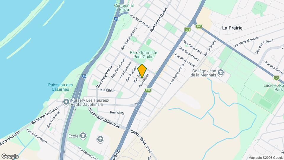 740 Houde Rue Map and Location Details