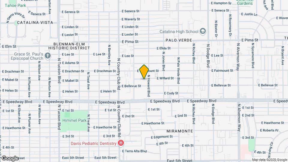 3236 E Willard St Map and Location Details